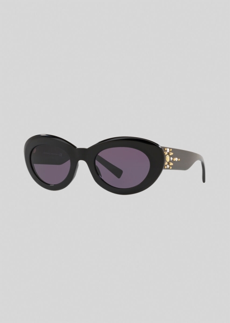 Ochelari de Soare Versace Medusa Stud Oval Dama | AKOZPGH-28